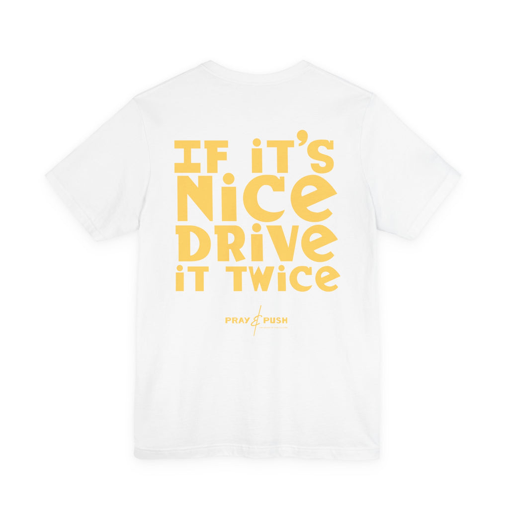 Drive it Twice T-Shirt - White