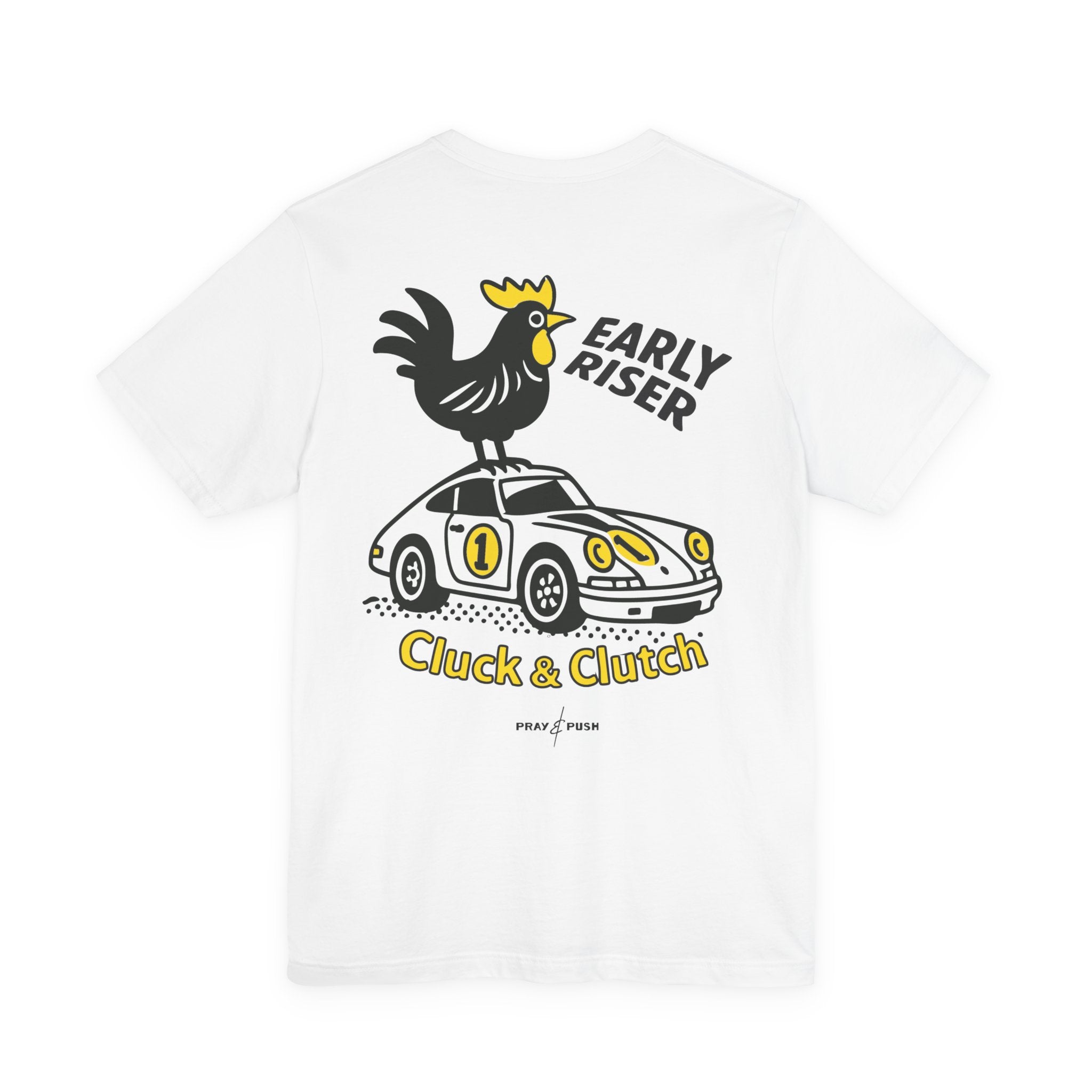Early Riser White T-Shirt