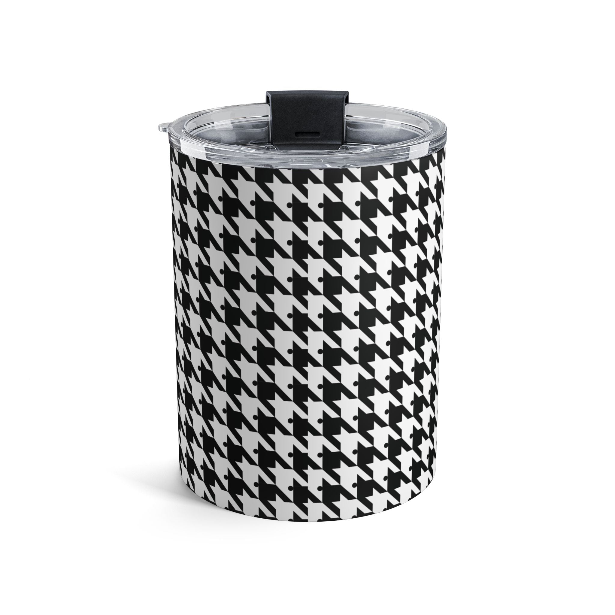 Faith in the Journey Tumbler | Houndstooth Pattern 10oz