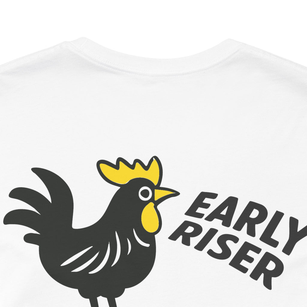 Early Riser White T-Shirt